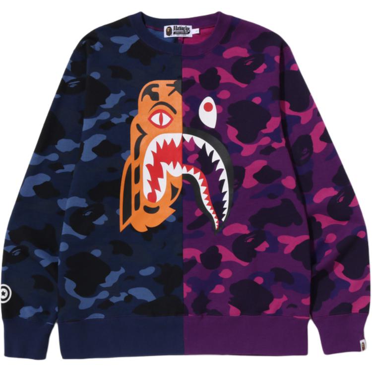 

Мужская толстовка FW25 A Bathing Ape, фиолетовый & синий