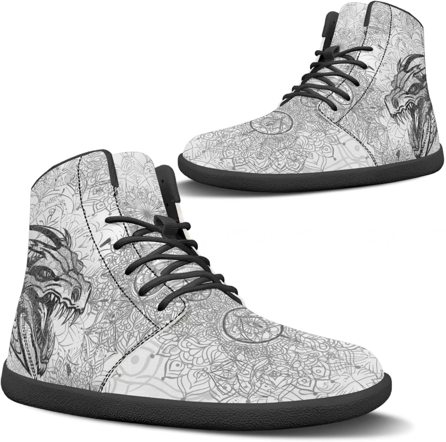 

Кроссовки Binienty Barefoot Minimalist для мужчин и женщин с широким носком, кросс-тренер, без подъема, на шнуровке, белый