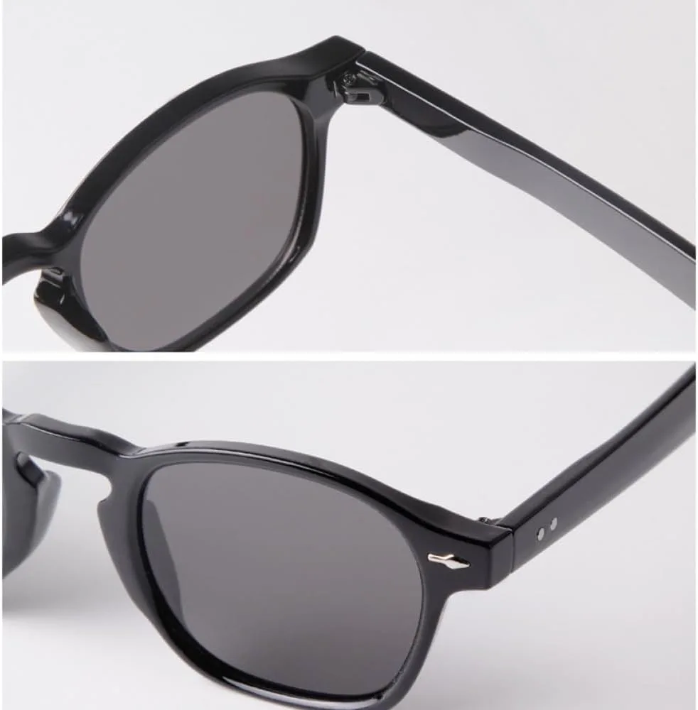 

Солнцезащитные очки в винтажном стиле 2027 года с заклепками, оправой под черепаховую панцирь, квадратной формы, для женщин и мужчин, с ретро-линзами MTZJH, C6