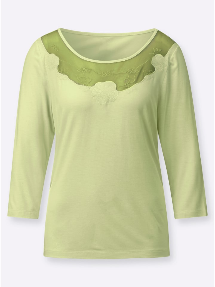 

Рубашка с рукавами 3/4 фисташкового цвета WITT WEIDEN