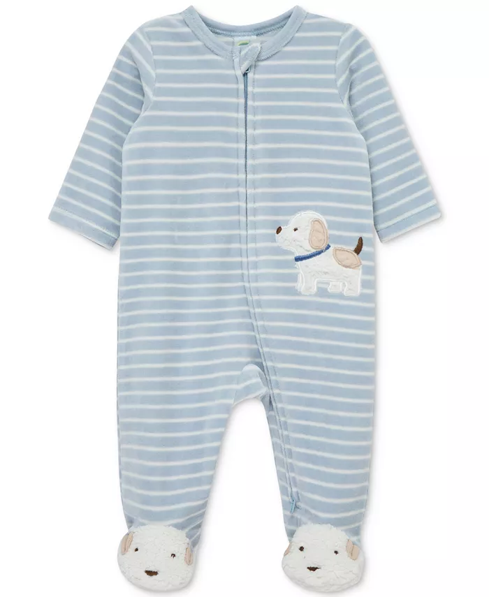 

Детский комбинезон с ножками из плюша с милым щенком Little Me