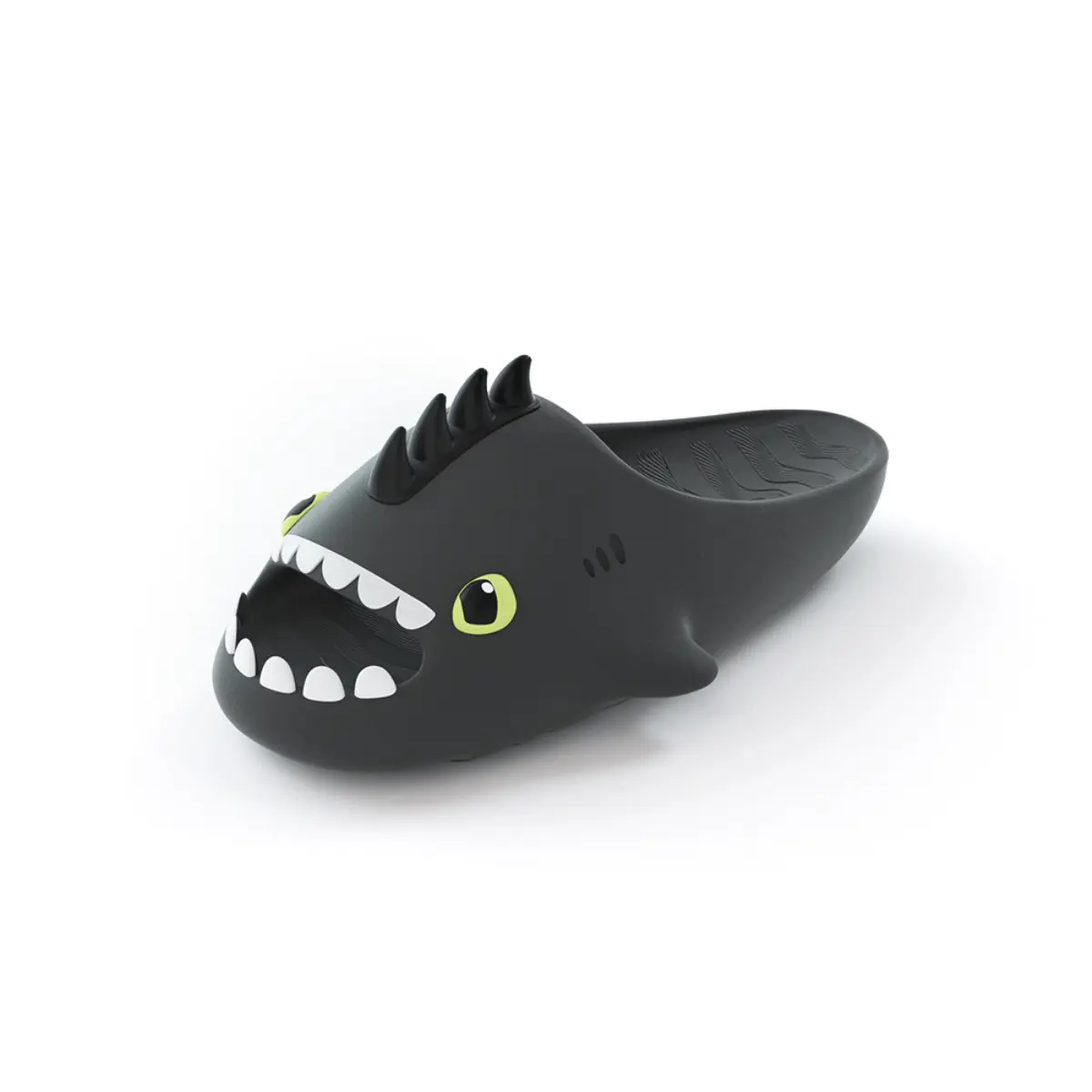 HelloSlippers Акульи слайдеры Nightwing Dragon унисекс неоново-зеленые, цвет Neon Green — фото 3