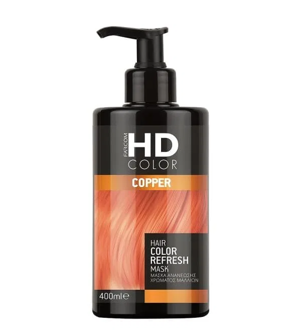 Маска для волос «Colour Refresh» с кератином и антифриз-эффектом от HD Colour Refresh Farcom Professional, Copper