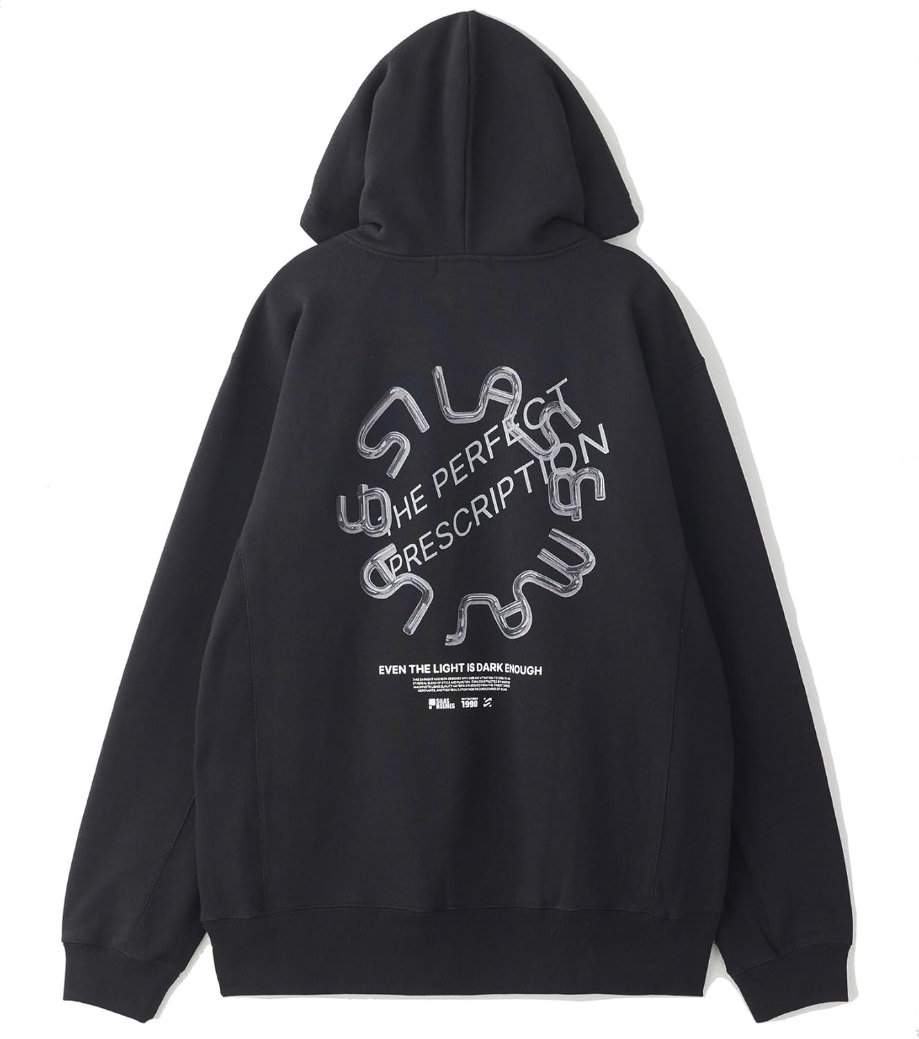 

Толстовка с капюшоном и металлическим логотипом Cyrus Silas, черный