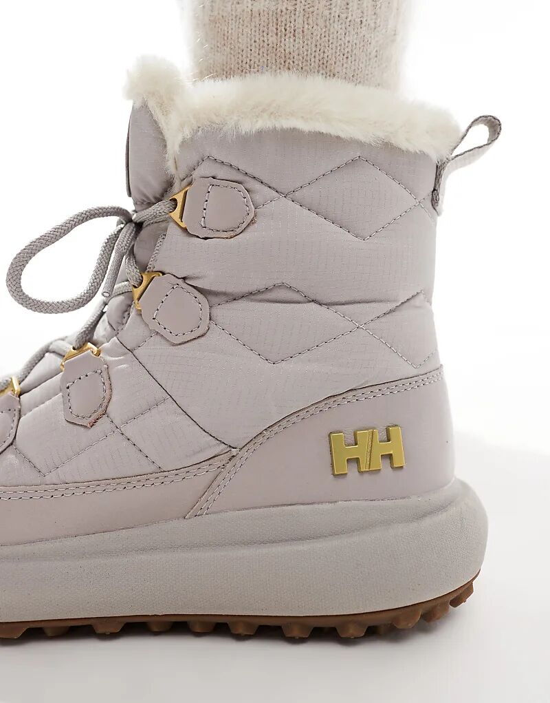 Ботинки женские Helly Hansen Willetta 2 mid короткие с мехом, серый — фото 2