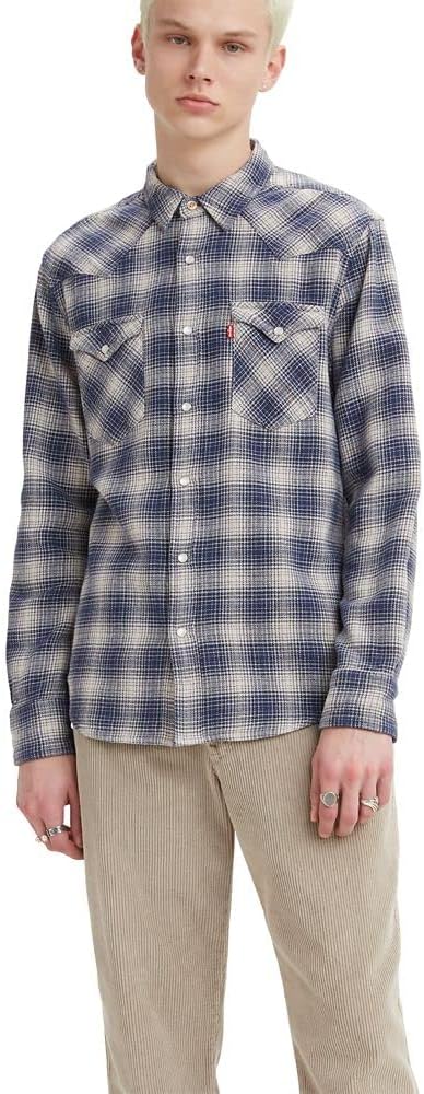 

Мужская классическая рубашка в стиле вестерн Levi's (также доступна в размерах Big и Tall), Romy Naval Academy