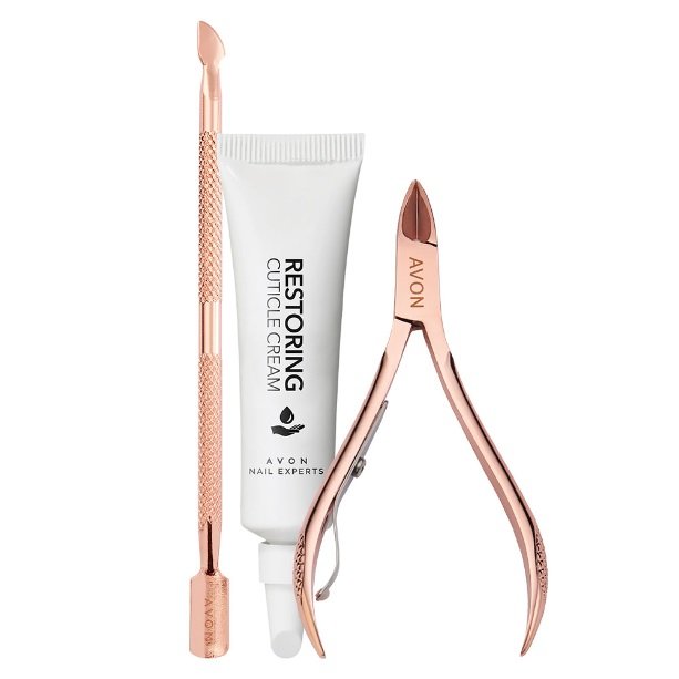 

Набор для ухода за ногтями Avon True [Копыто + Щипцы + Крем для кутикулы]
