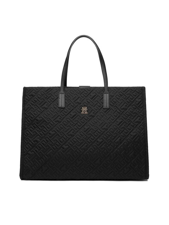 

Сумка Th City Tote Mono Nylon AW0AW18163 Tommy Hilfiger, черный