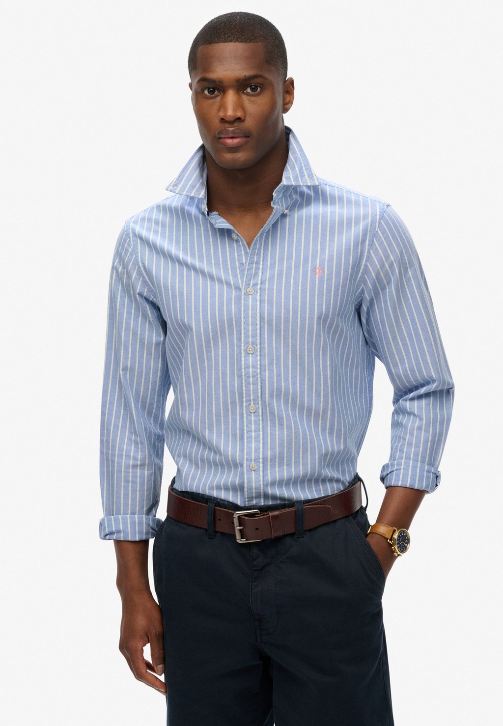 

Рубашка CLASSIC OXFORD LONG SLEEVE Superdry, синий