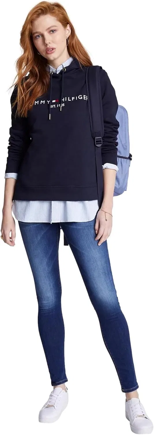 Женская худи Tommy Hilfiger Desert Sky Navy — фото 2