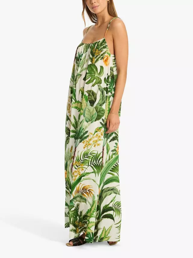 

Платье Sea Level Lotus Palm Maxi, цвет white/multi