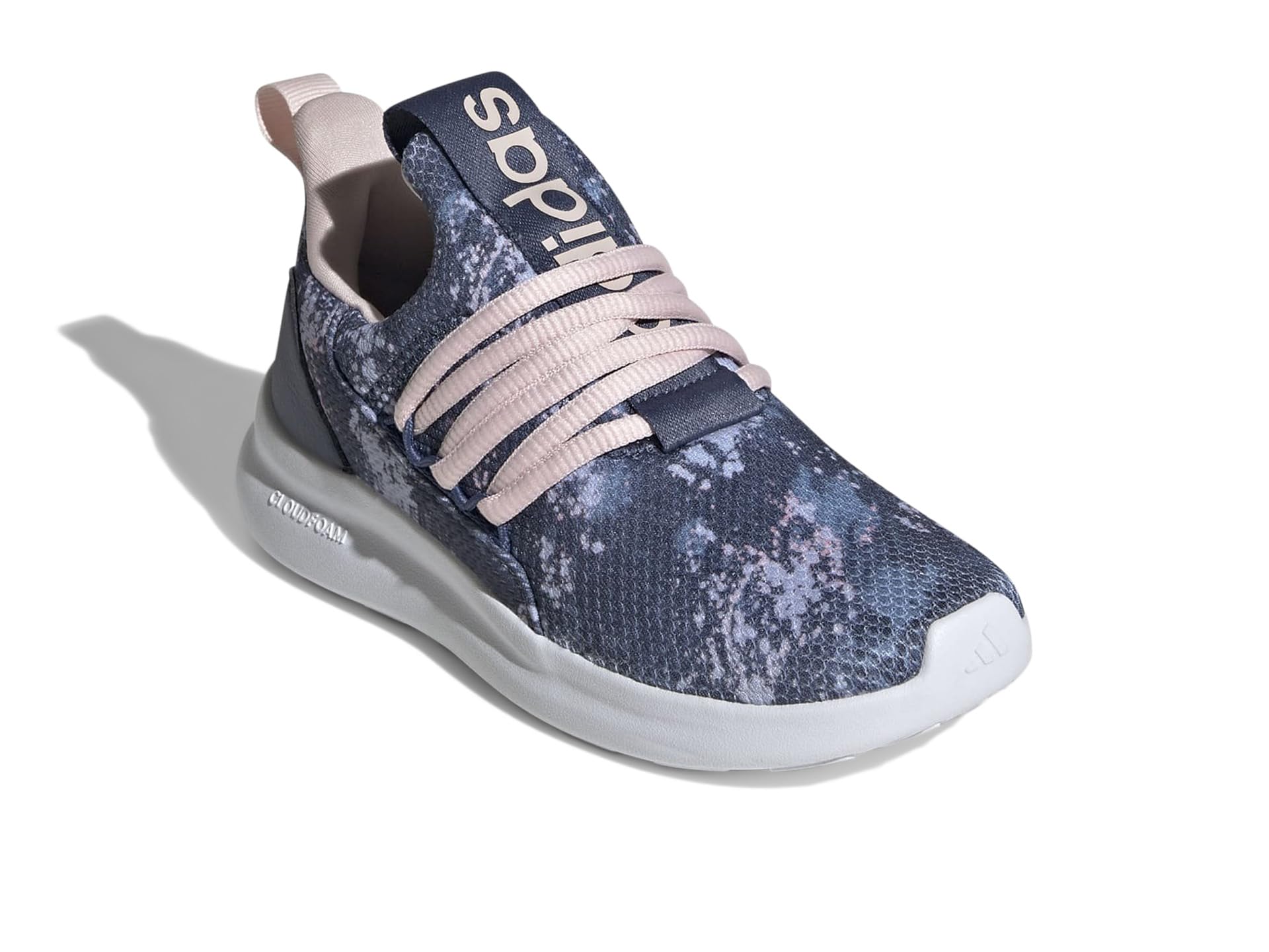 

Кроссовки Adidas Kids Lite Racer Adapt 7.0 Lifestyle Running Shoes, Preloved Ink/Sandy Pink/Black