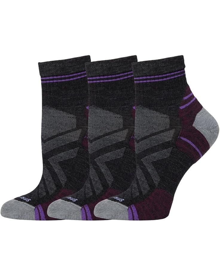 

Носки Smartwool Hike Targeted Cushion Ankle Socks 3-Pack, угольный
