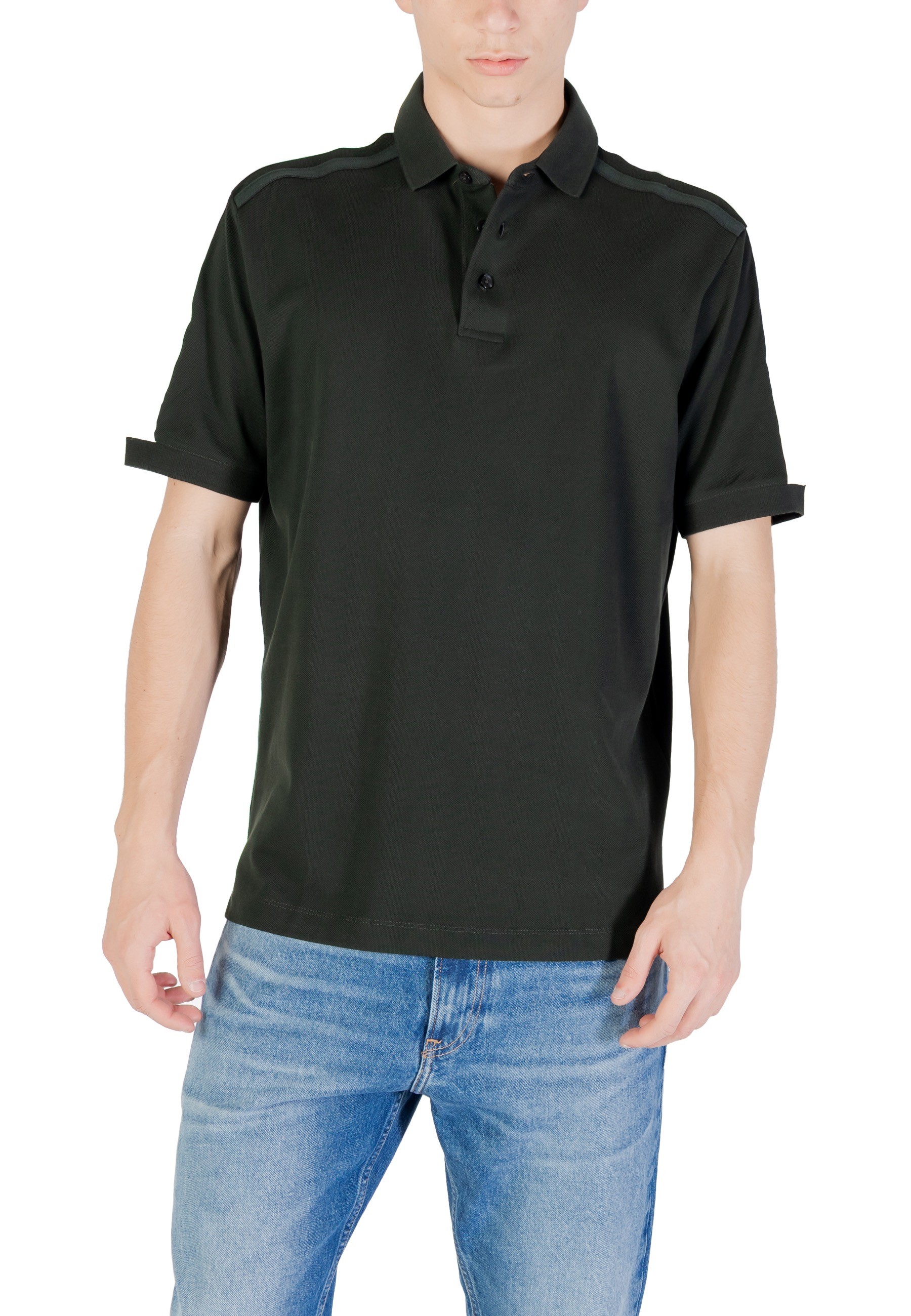 

Поло Armani Exchange, зеленый