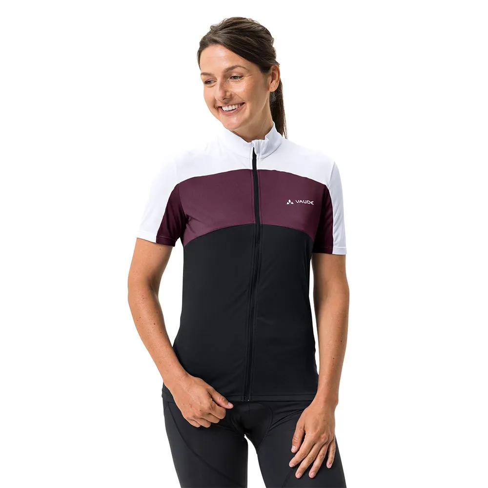 

Джерси с коротким рукавом VAUDE Matera FZ Tricot, розовый