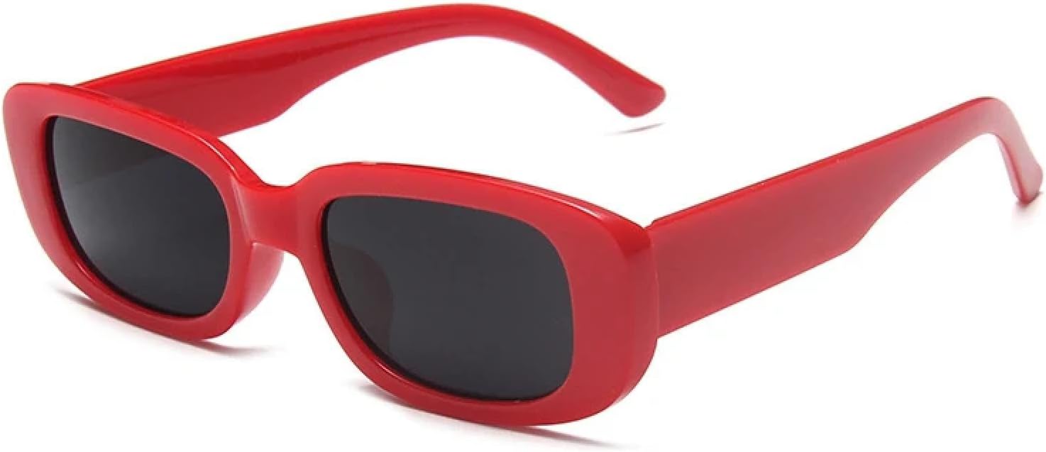 

Солнцезащитные очки с защитой от УФ-излучения UV400 | Маленький размер, разноцветные линзы с леопардовым принтом | Для женщин и мужчин, для занятий спортом на открытом воздухе и вождения DSVIGF, Red-black