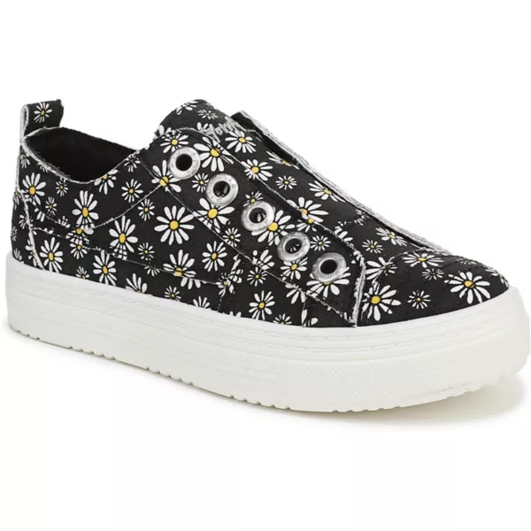 

Туфли-слипоны для девочек Super Play с цветочной вышивкой Blowfish Malibu, цвет black daisy