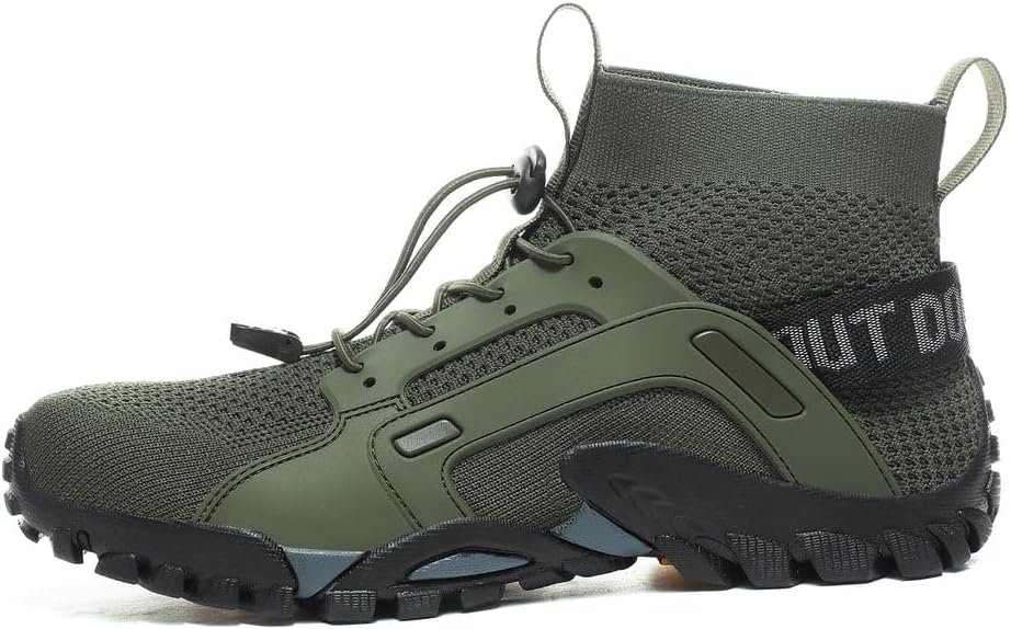 

Мужские быстросохнущие водонепроницаемые сетчатые кроссовки Calceus для активного отдыха, походов и прогулок. Легкие, для активного отдыха на природе, зеленый