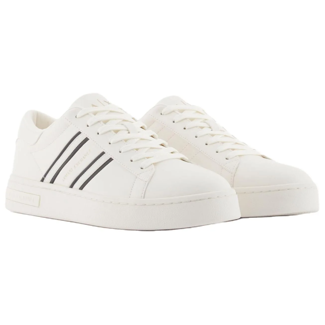 ARMANI EXCHANGE Кроссовки AE Low top Skateboard для мужчин белые — фото 4