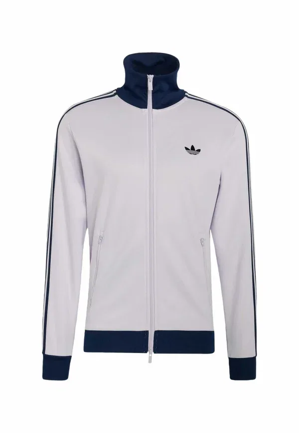Толстовка на молнии Beckenbauer tt zip up sweatshirt Adidas Originals, замороженный фиолетовый — фото 4