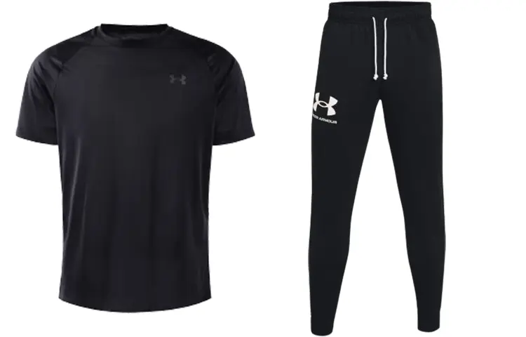 

Мужская повседневная спортивная одежда Under Armour, цвет Black