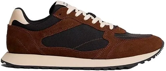 Мужские низкие кроссовки Tommy Hilfiger New Runner Eva Mix Fm0fm05465, Black Black Legacy Brown