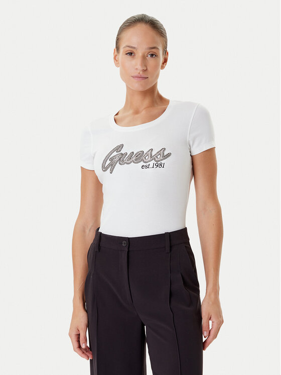 

Футболка regular fit W5YI16 J1314 Guess, белый