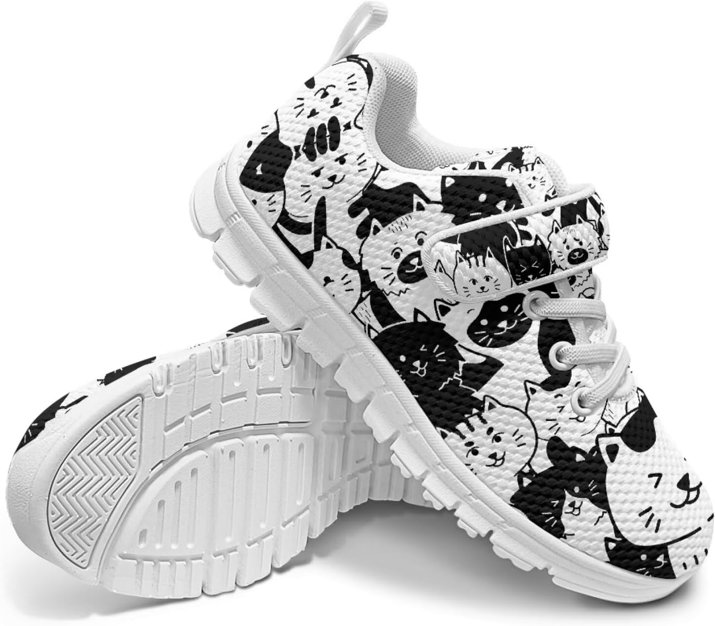 

Кроссовки для мальчиков и девочек, детская обувь из сетчатого материала, унисекс, легкие, дышащие, для бега, тенниса и фитнеса, с одной пряжкой для малышей, маленьких и больших детей, белая подошва Ocwfudsx