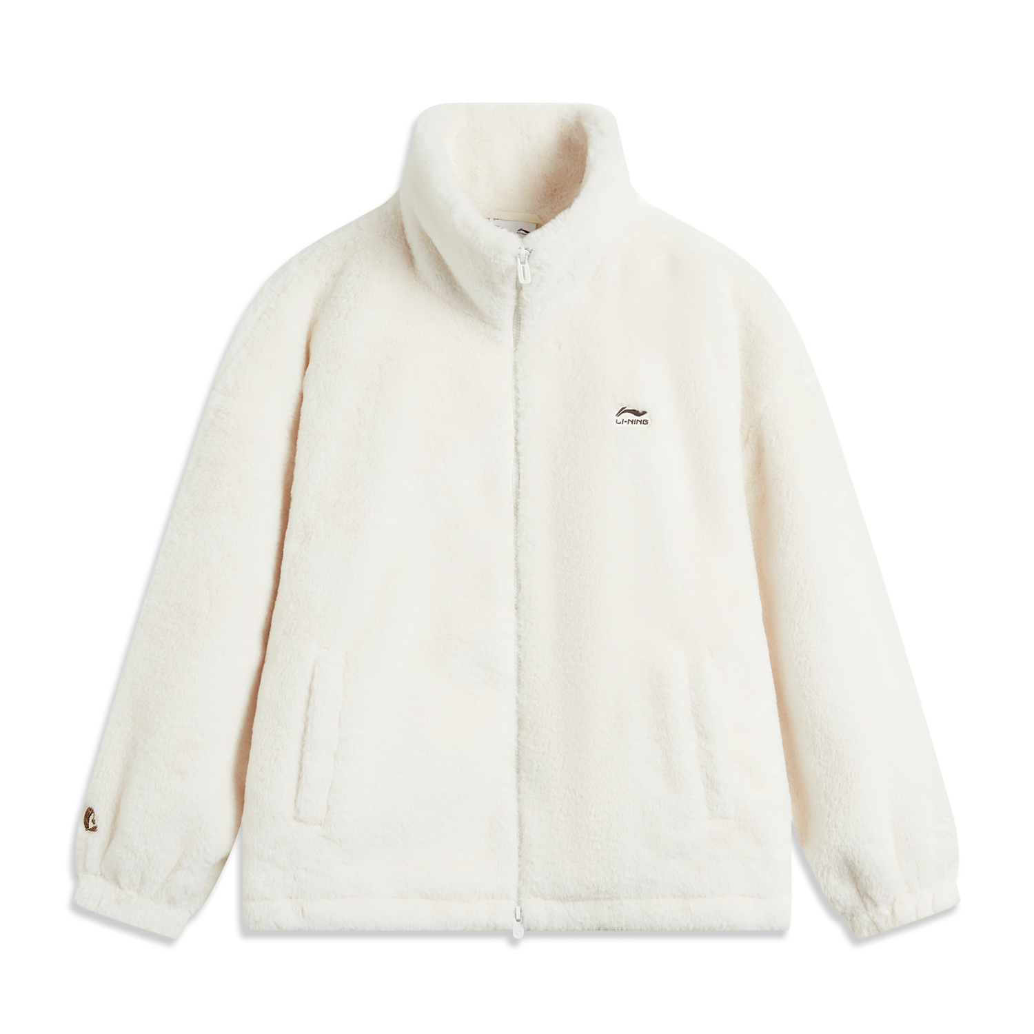 

LINING Спортивное пальто из бархата женское цвета слоновой кости, Ivory