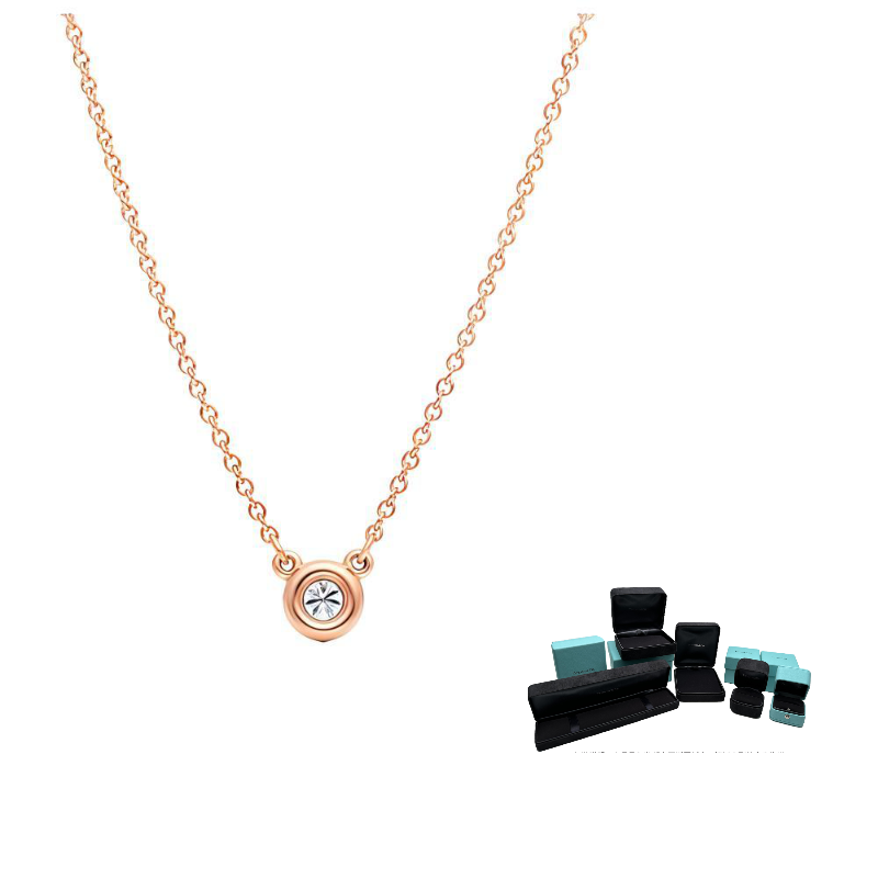 

TIFFANY & CO. Ожерелье из розового золота 18 карат Elsa Peretti для женщин