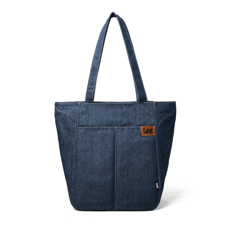 

Джинсовая дорожная сумка-тоут через плечо Unisex Black/Denim Blue/Khaki Lee