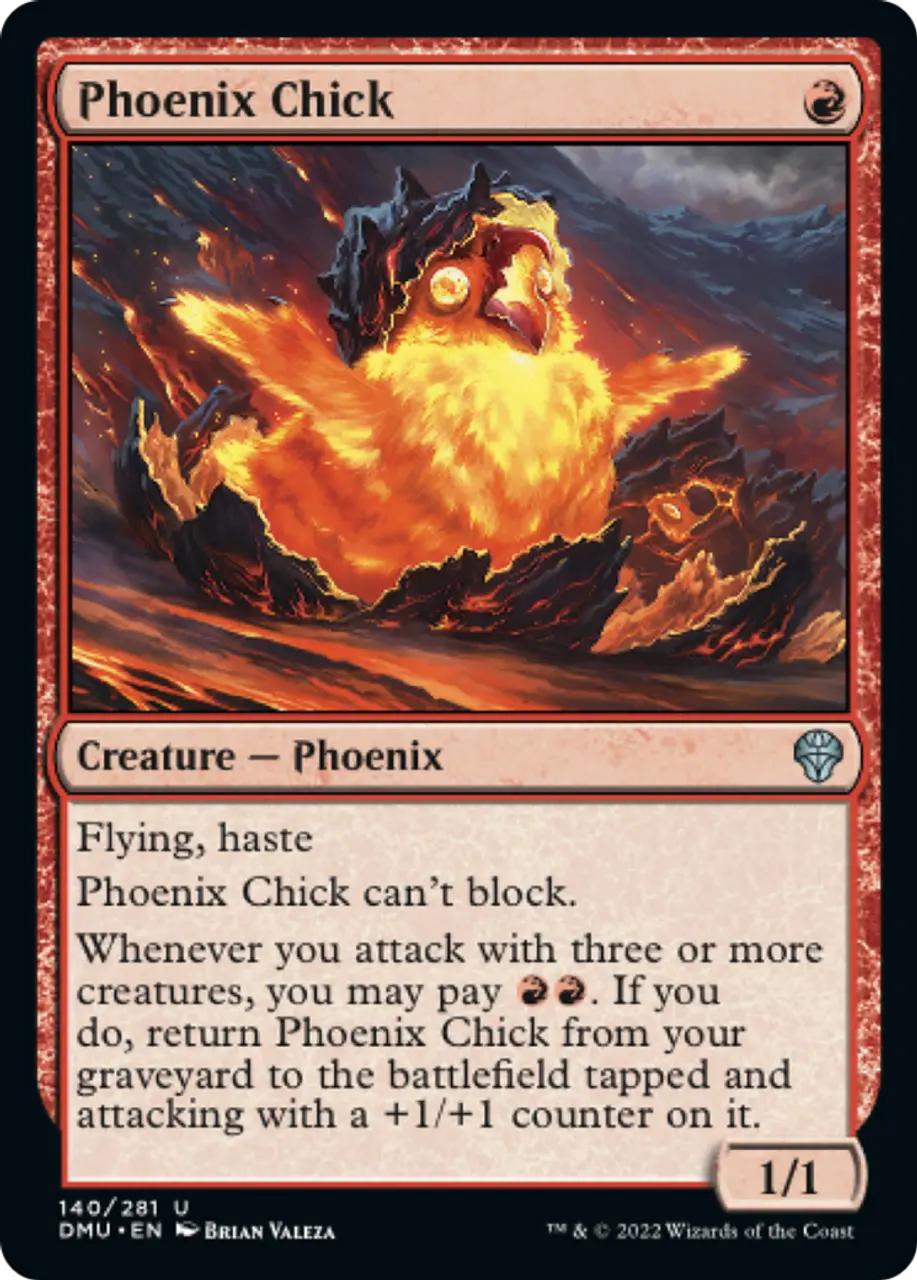 

Карточная игра Phoenix Chick - Dominaria United Foil