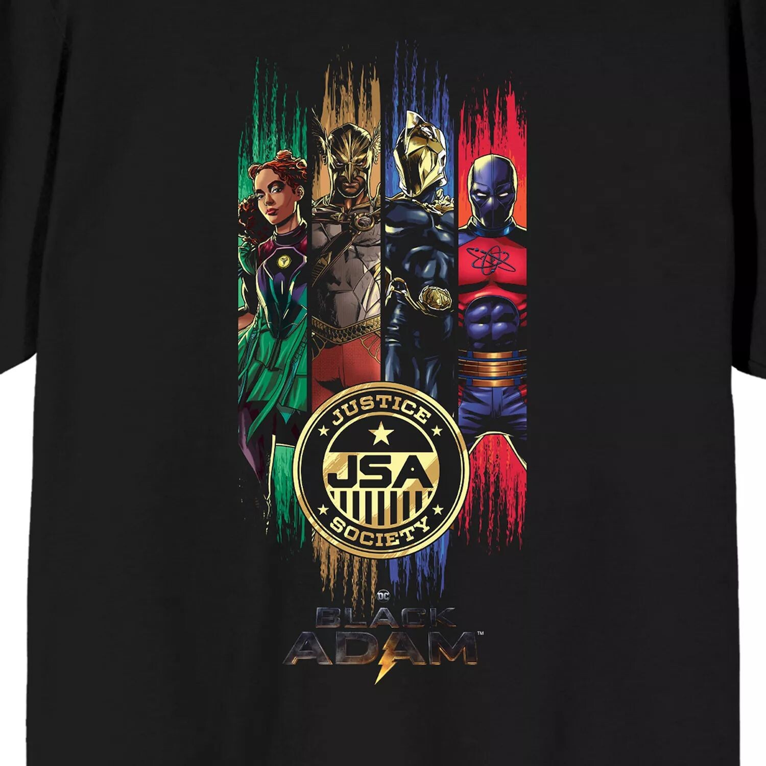 

Мужская черная футболка DC Comics Adam Justice Licensed Character, Черный, Мужская черная футболка DC Comics Adam Justice Licensed Character