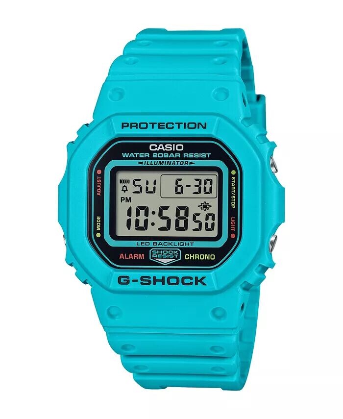 

Мужские часы из синей смолы, 48,9 мм, DW5600EP-2 G-Shock