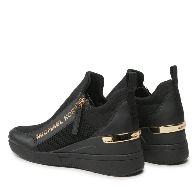 Кроссовки MICHAEL Michael Kors WillisWedge Trainer, черный — фото 3