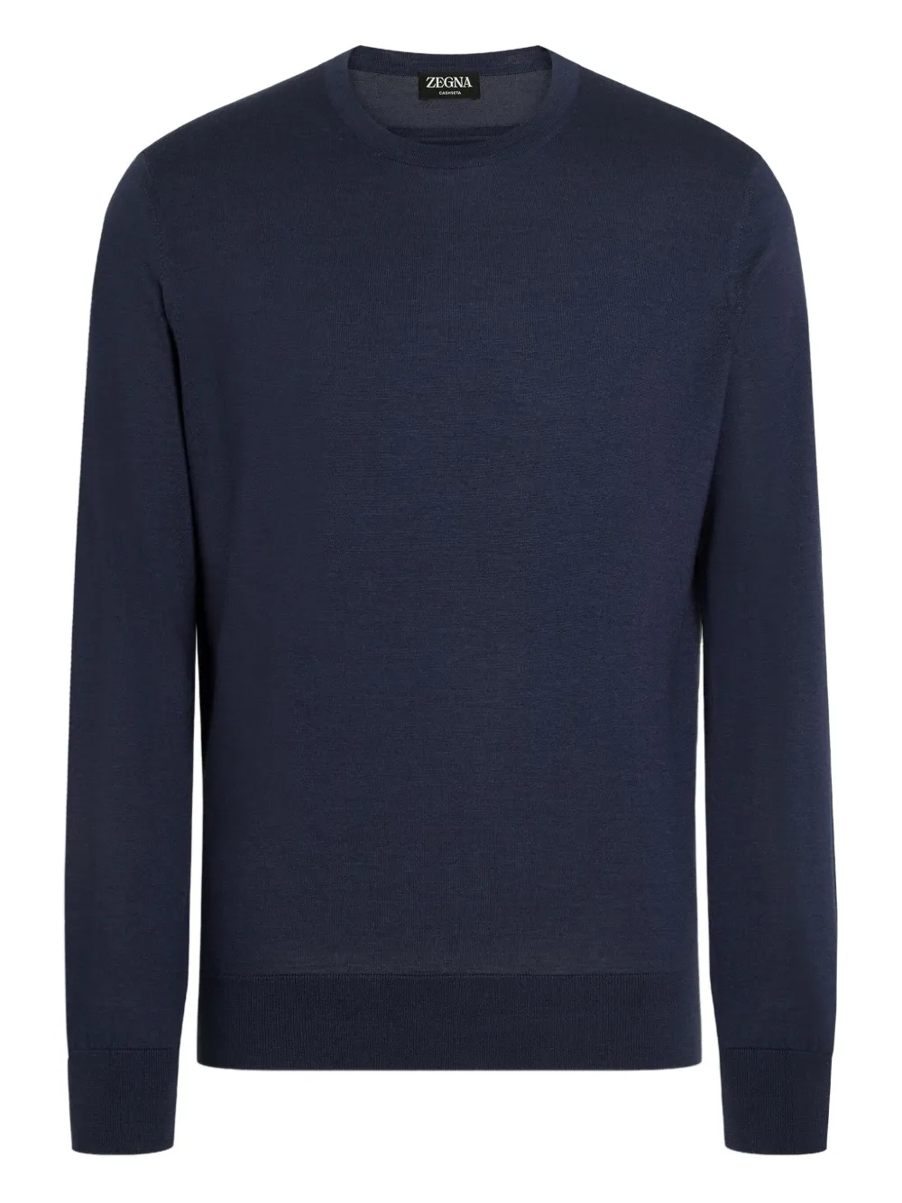

Свитер с круглым вырезом Zegna, синий