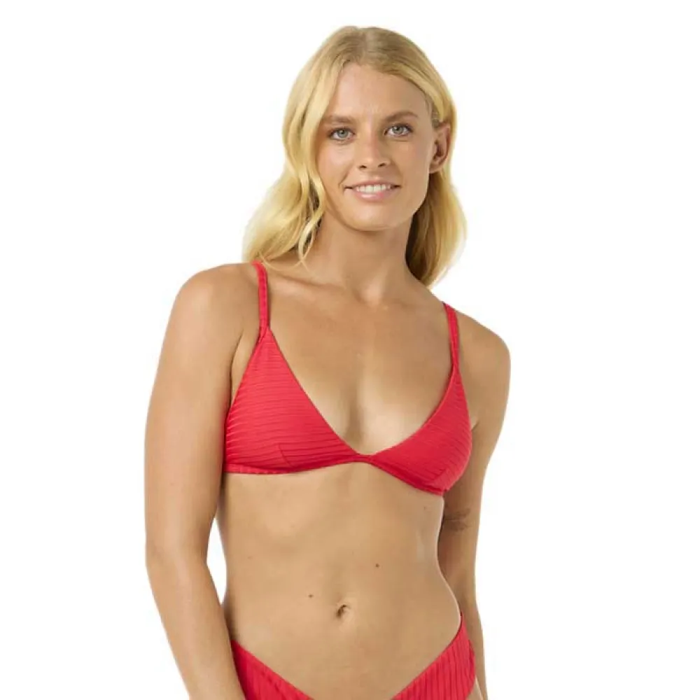 

Топ бикини Rip Curl Premium Surf Fixed Triangle, красный