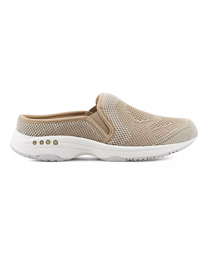 Женские слипоны Takeknit Mule Easy Spirit, коричневый/бежевый — фото 2