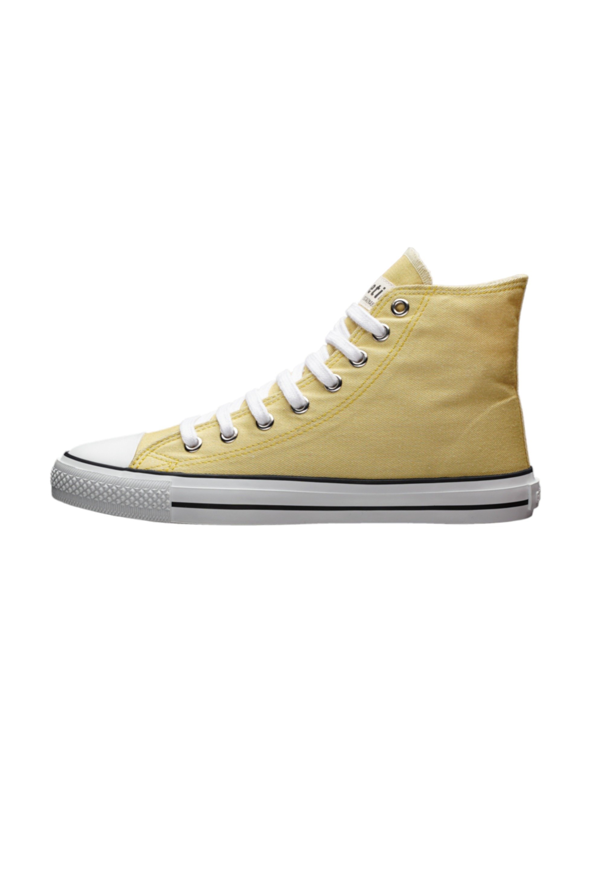 

Кроссовки ethletic Canvas White Cap Hi Cut, цвет Watersign Yellow | Just White