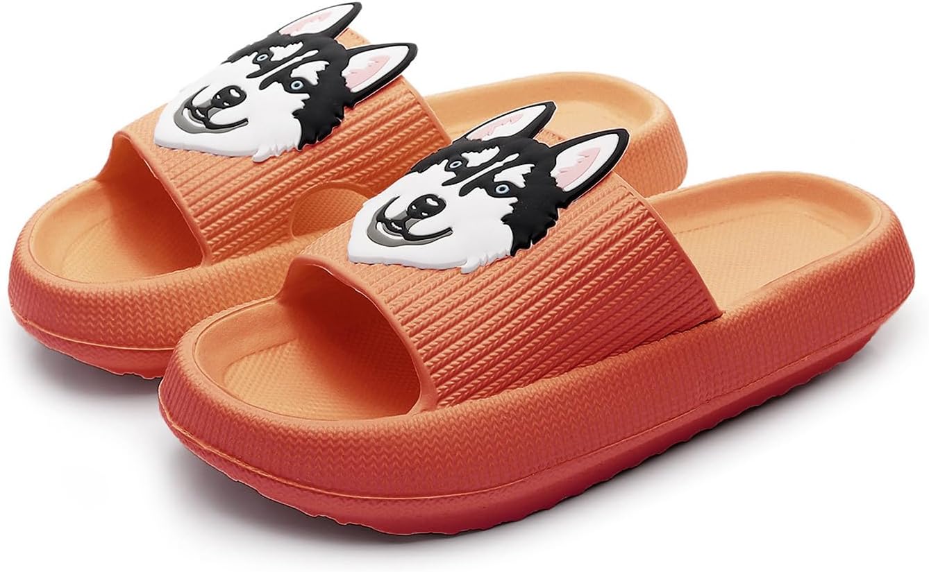 

Тапочки oukisam для женщин и мужчин, толстая подошва, ультра-удобные, как облако, летние пляжные шлепанцы, тапочки для ванной с противоскользящей подошвой, оранжевый
