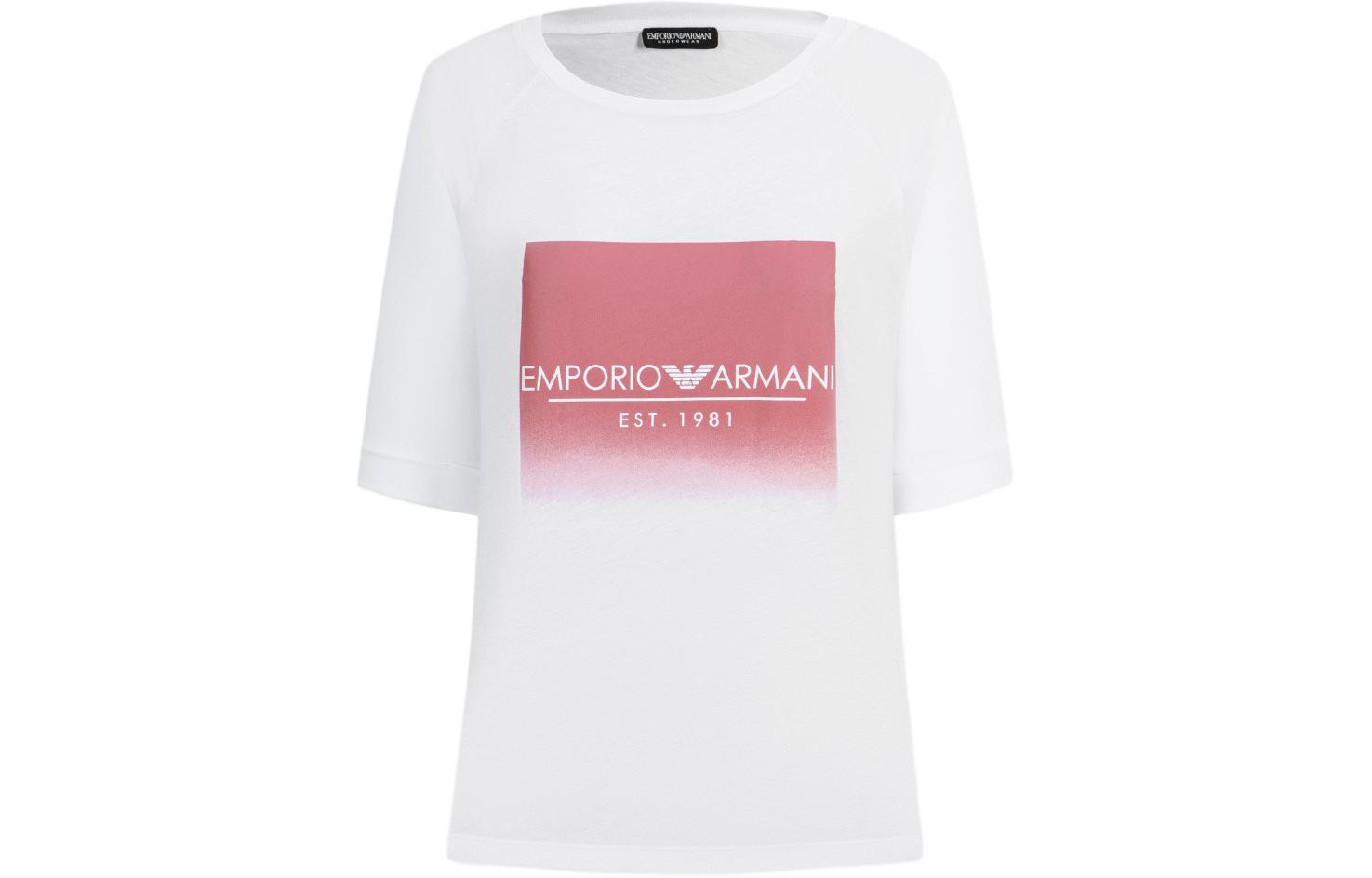 

EMPORIO ARMANI Футболка с рукавом реглан женская white, Белый, EMPORIO ARMANI Футболка с рукавом реглан женская white