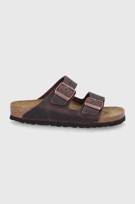 

Кожаные шлепанцы Arizona Birkenstock, коричневый