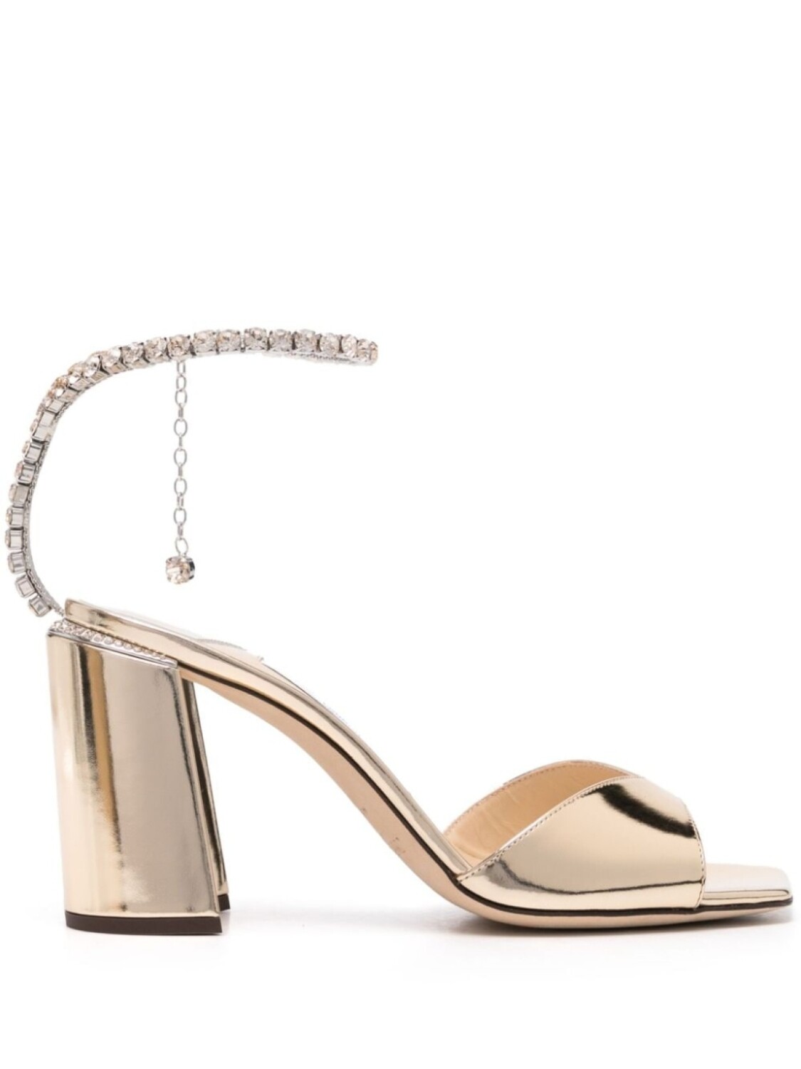 

Jimmy Choo сандалии Saeda 85 мм, золотистый