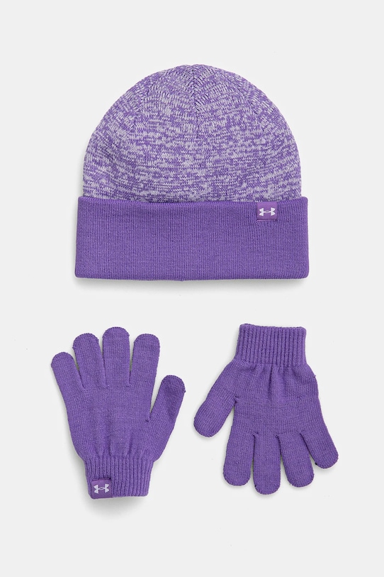 

Детская шапка и варежки G Beanie Under Armour, фиолетовый