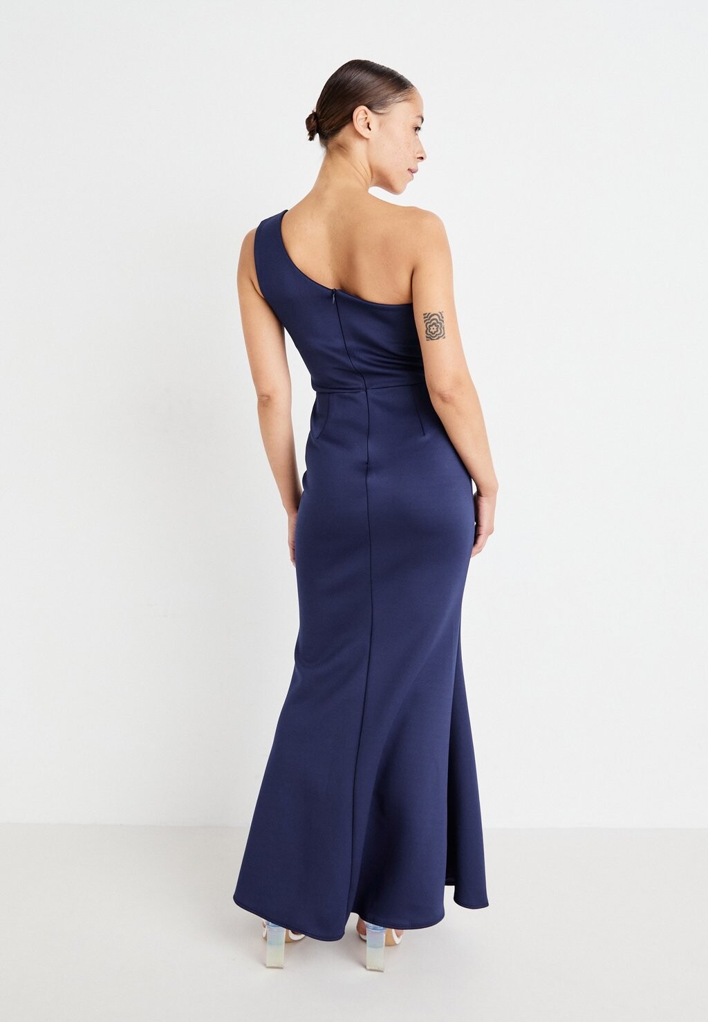 

Коктейльное платье / Вечернее платье WEDDING GIGI ONE SHOULDER MAXI WAL G PETITE, темно-синий