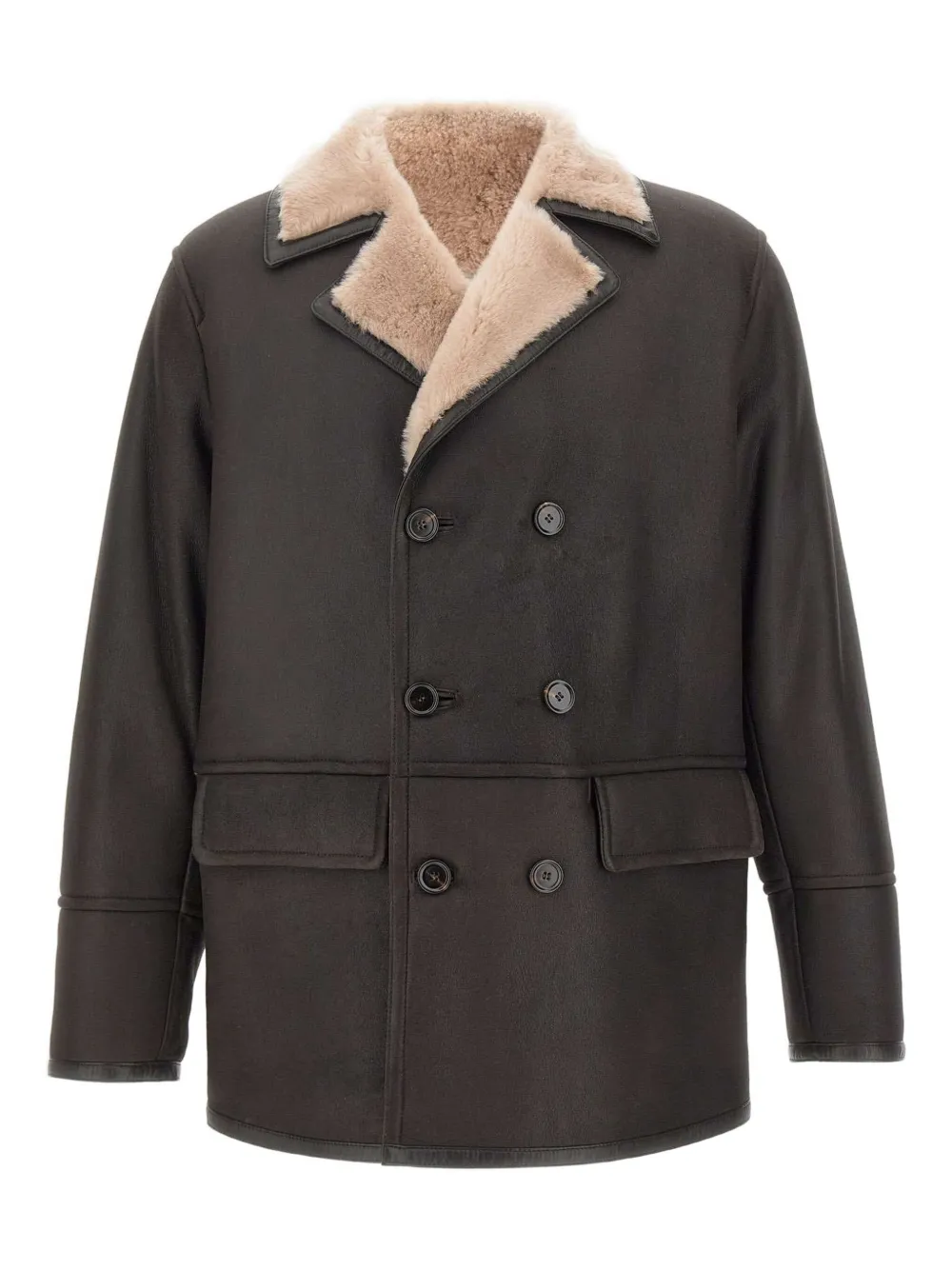 

Куртка L-Mabano с меховым воротником Boss, коричневый