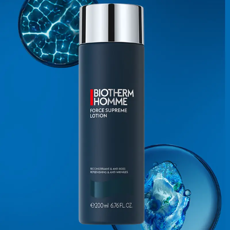 Увлажняющий набор для ухода за кожей BIOTHERM Homme Force Supreme, 200 мл + 50 мл — фото 4