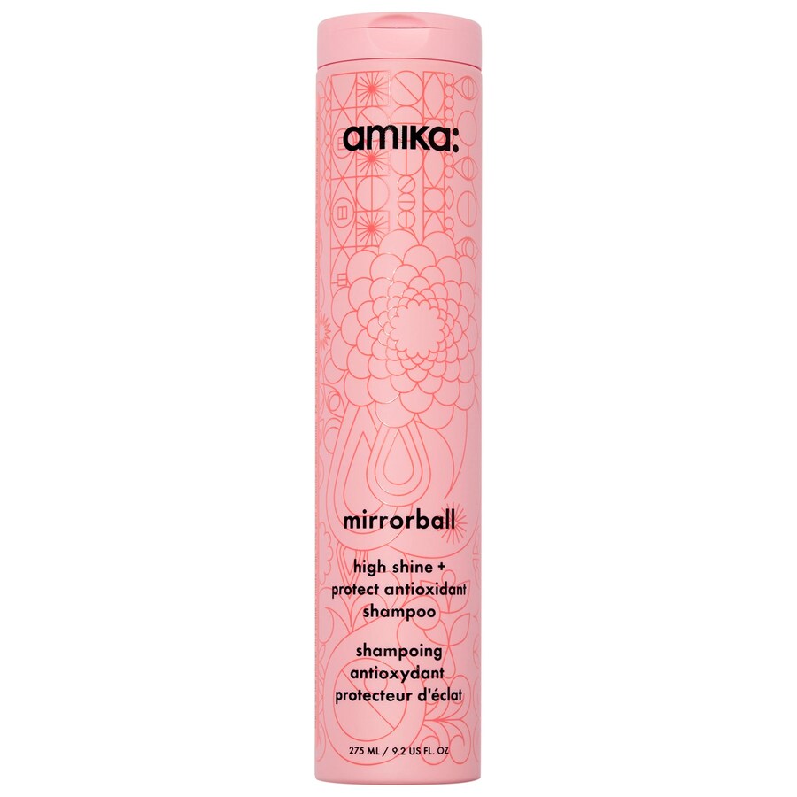 Шампунь Mirrorball High Shine + Protect с антиоксидантами amika, 9.2 oz /275 ml