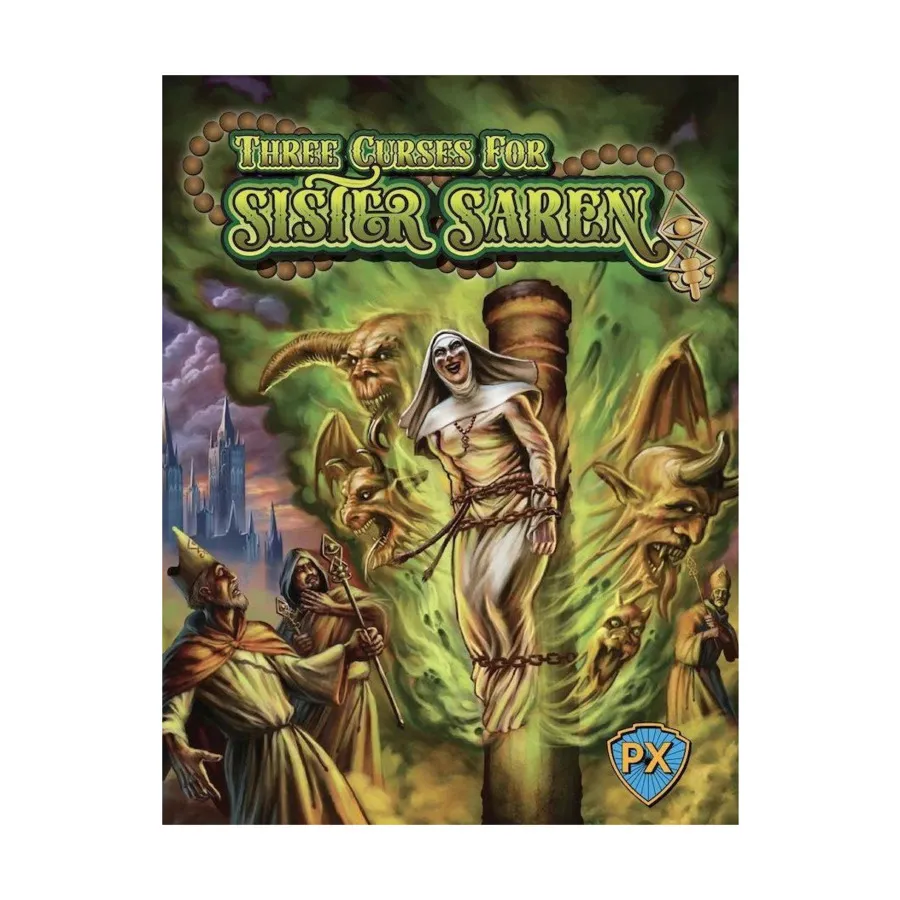 

Three Curses for Sister Saren, Role Playing Games (Planet X Games), мягкая обложка
