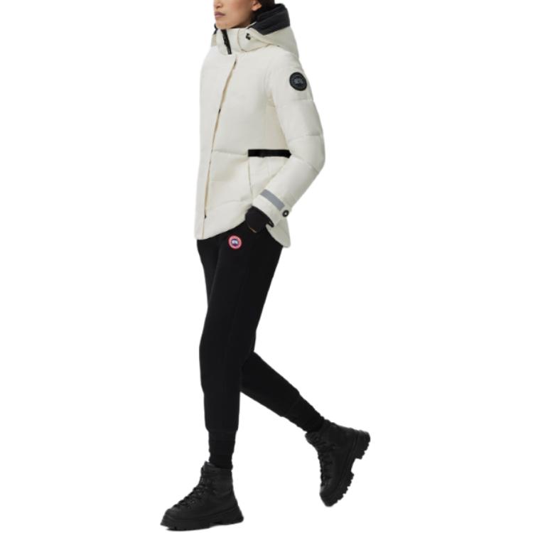 Куртка пуховая Lyndale Series FW24 женская бело-голубая Canada Goose, бело-голубая — фото 4